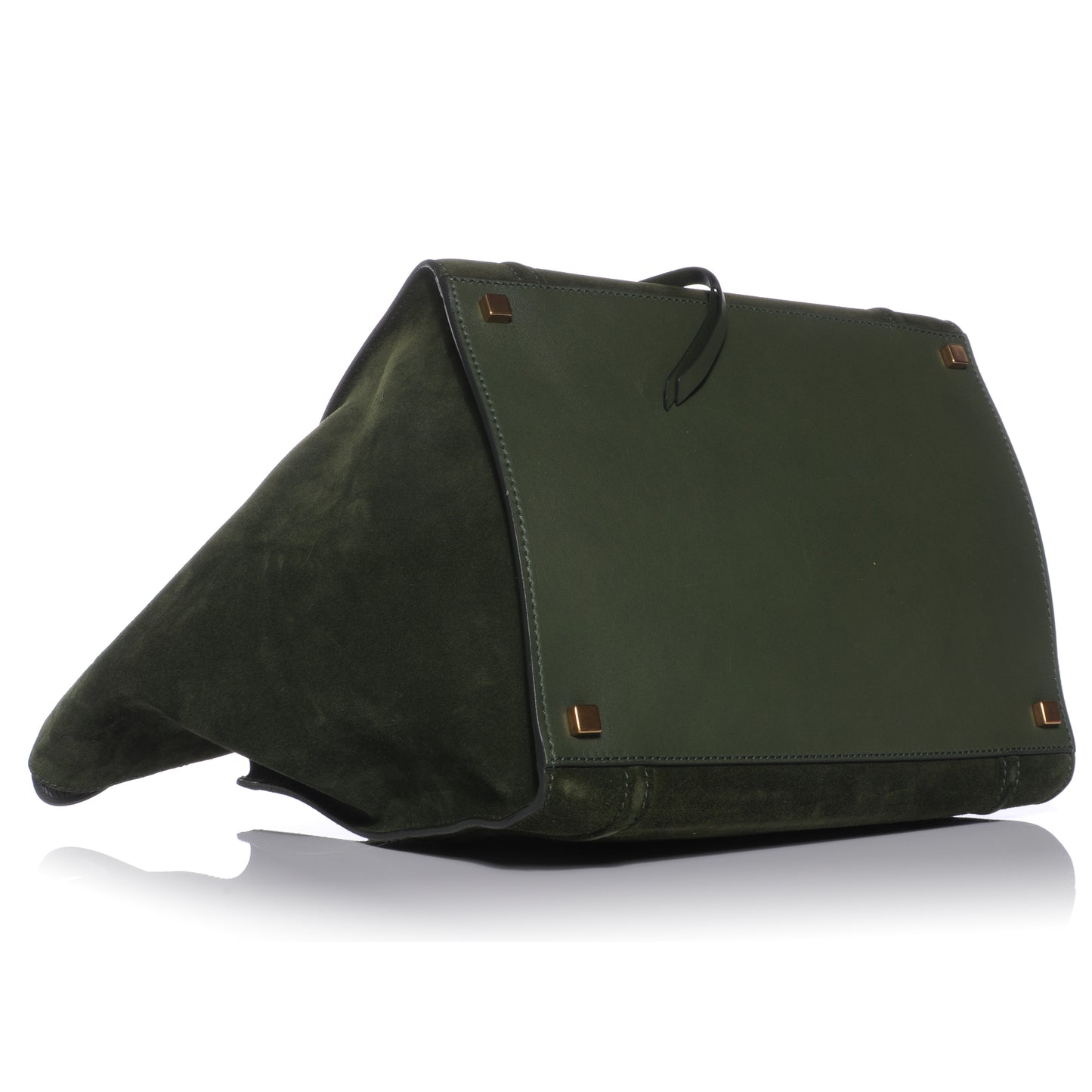 Suede Small Phantom Luggage Olive