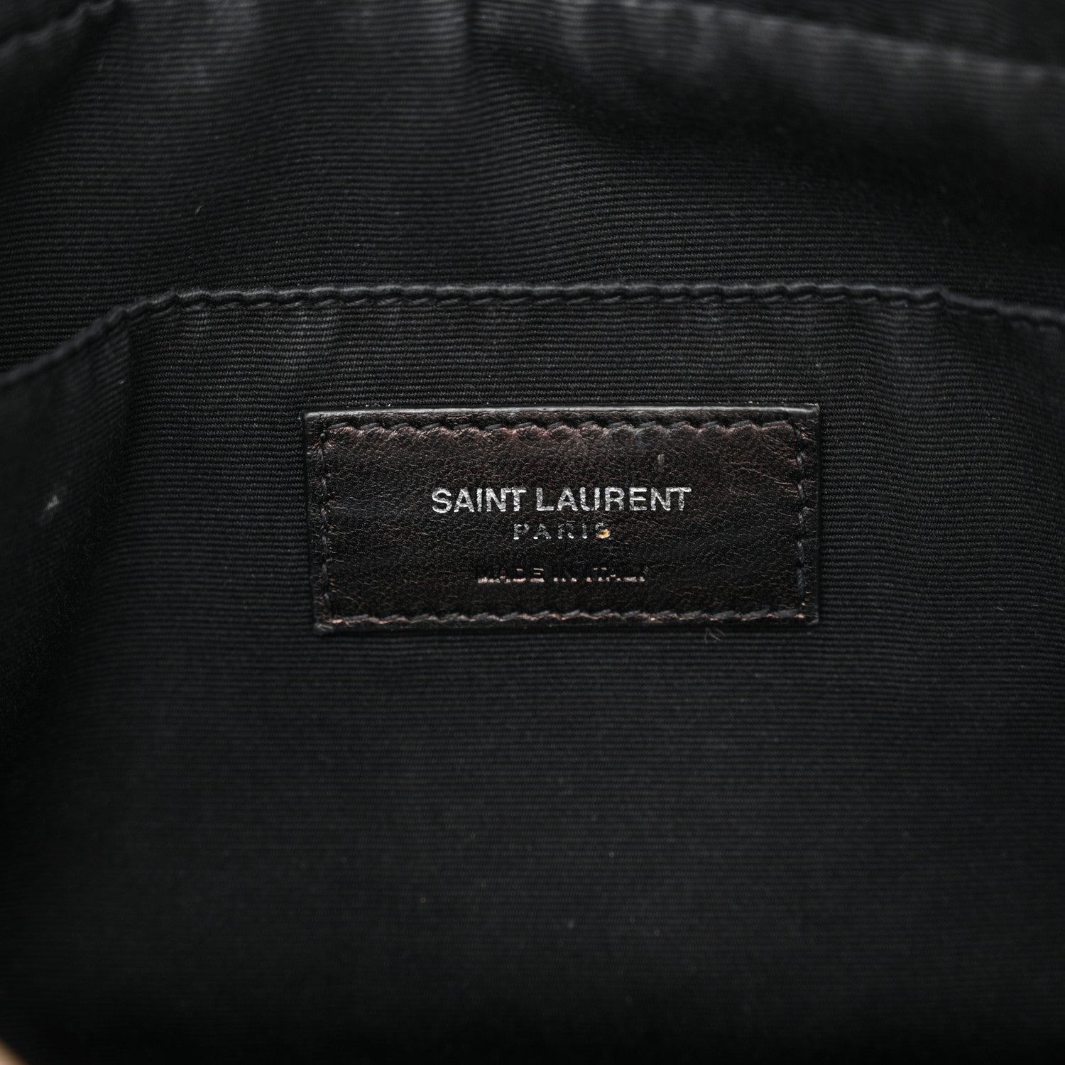 Saint Laurent Lambskin Monogram Small Lou Camera Bag Dark Beige 6 of 21