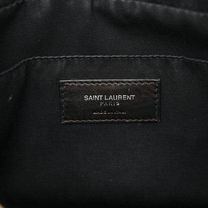 Saint Laurent Lambskin Monogram Small Lou Camera Bag Dark Beige 6 of 21