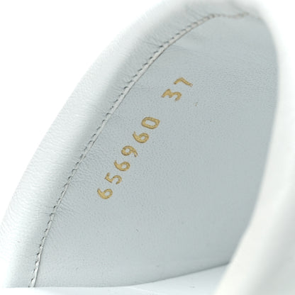 Balenciaga Smooth Nappa Logo Rise Platform Sandals 37 White Black 8 of 9