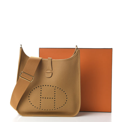 Hermes Taurillon Maurice Evelyne III PM Sesame 10 of 10