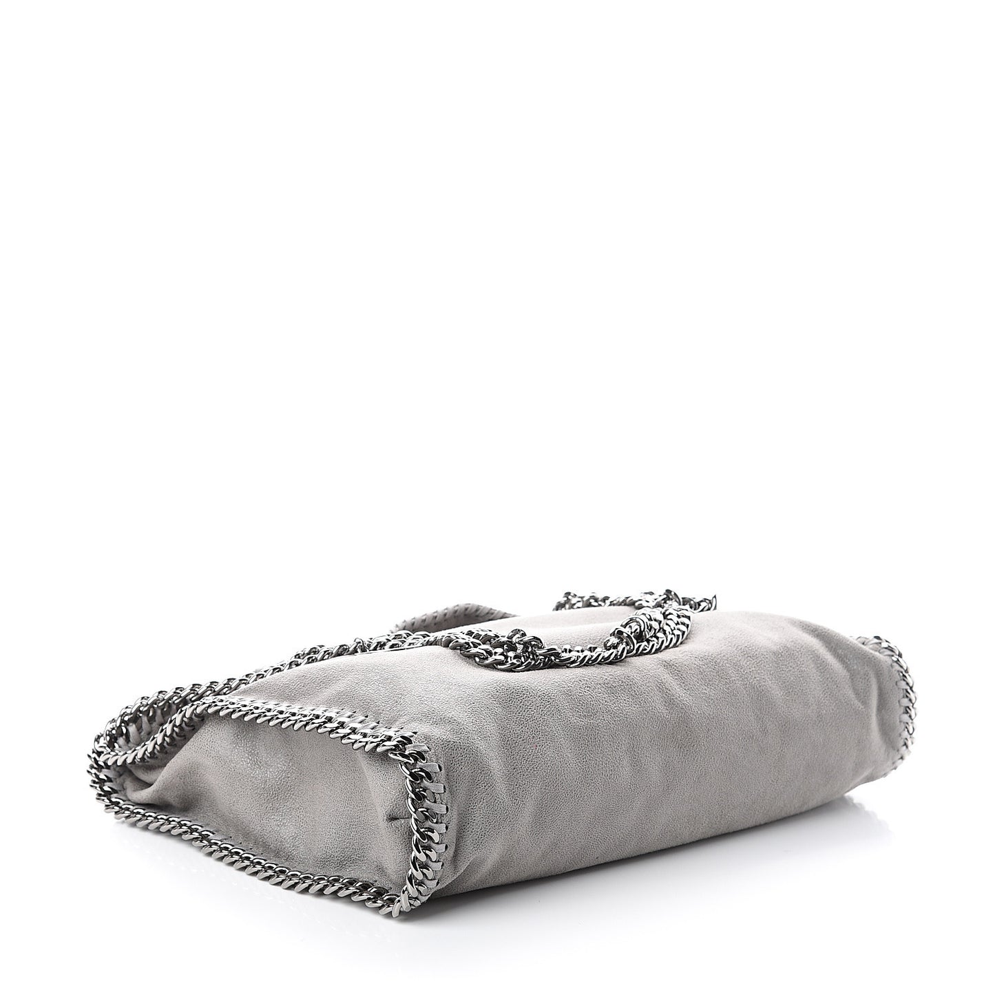 Shaggy Deer Small Falabella Tote Light Grey