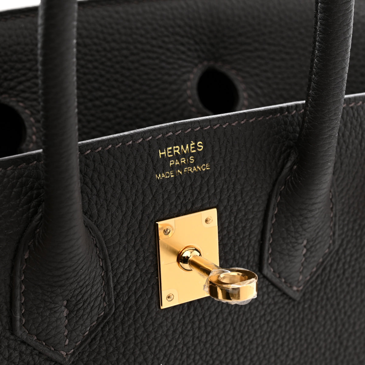Hermes Togo Birkin 25 Bai Brun 6 of 11