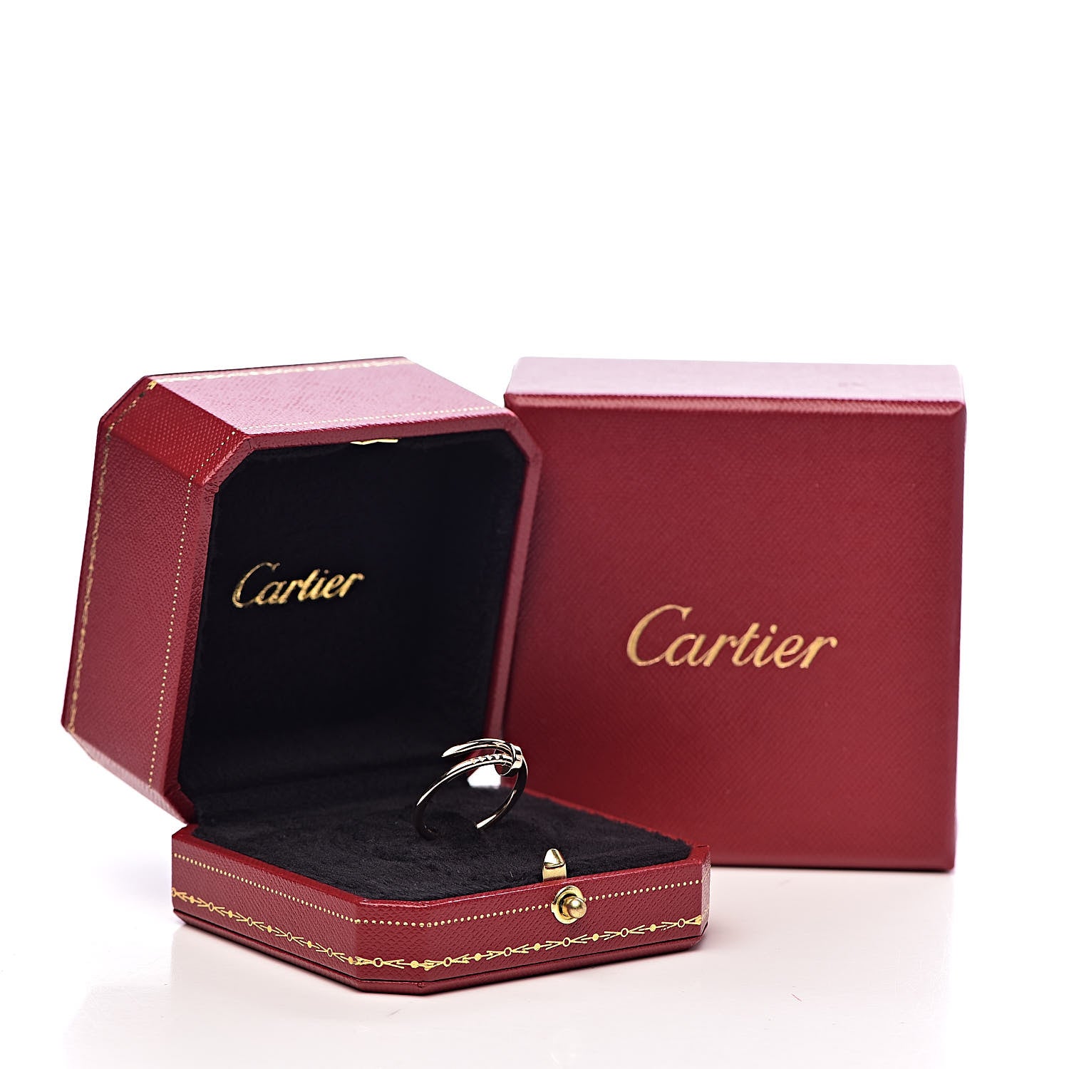 Cartier 18K Pink Gold Small Juste Un Clou Ring 58 8.25 7 of 7