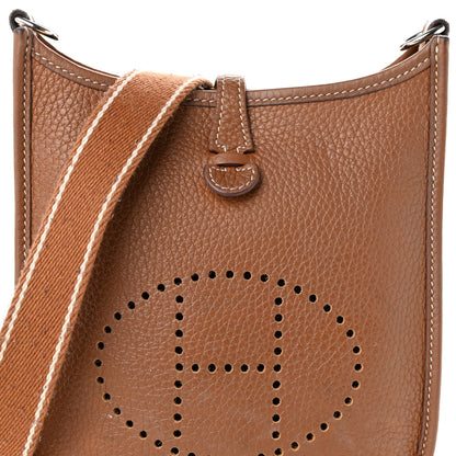Hermes Taurillon Clemence Evelyne TPM Gold 8 of 11