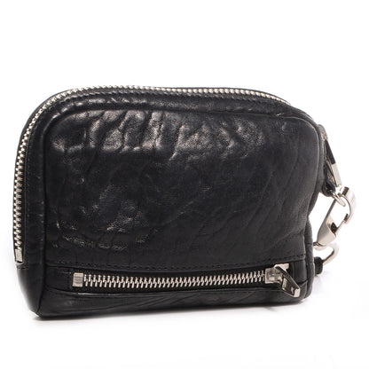 Alexander Wang Pebbled Lambskin Large Fumo Clutch Black 3 of 8