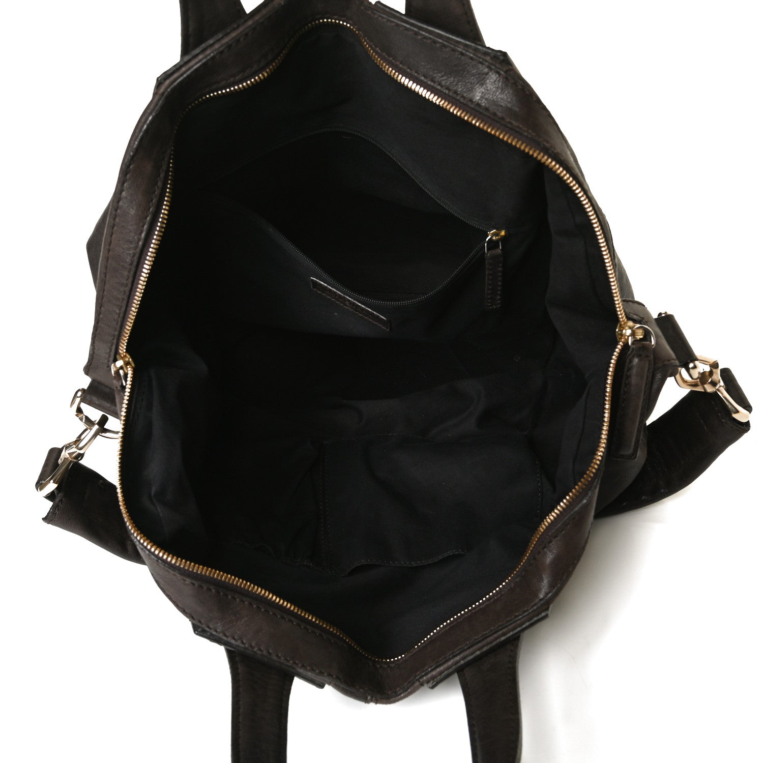 Givenchy Wrinkled Lambskin Medium Nightingale Dark Brown 8 of 22