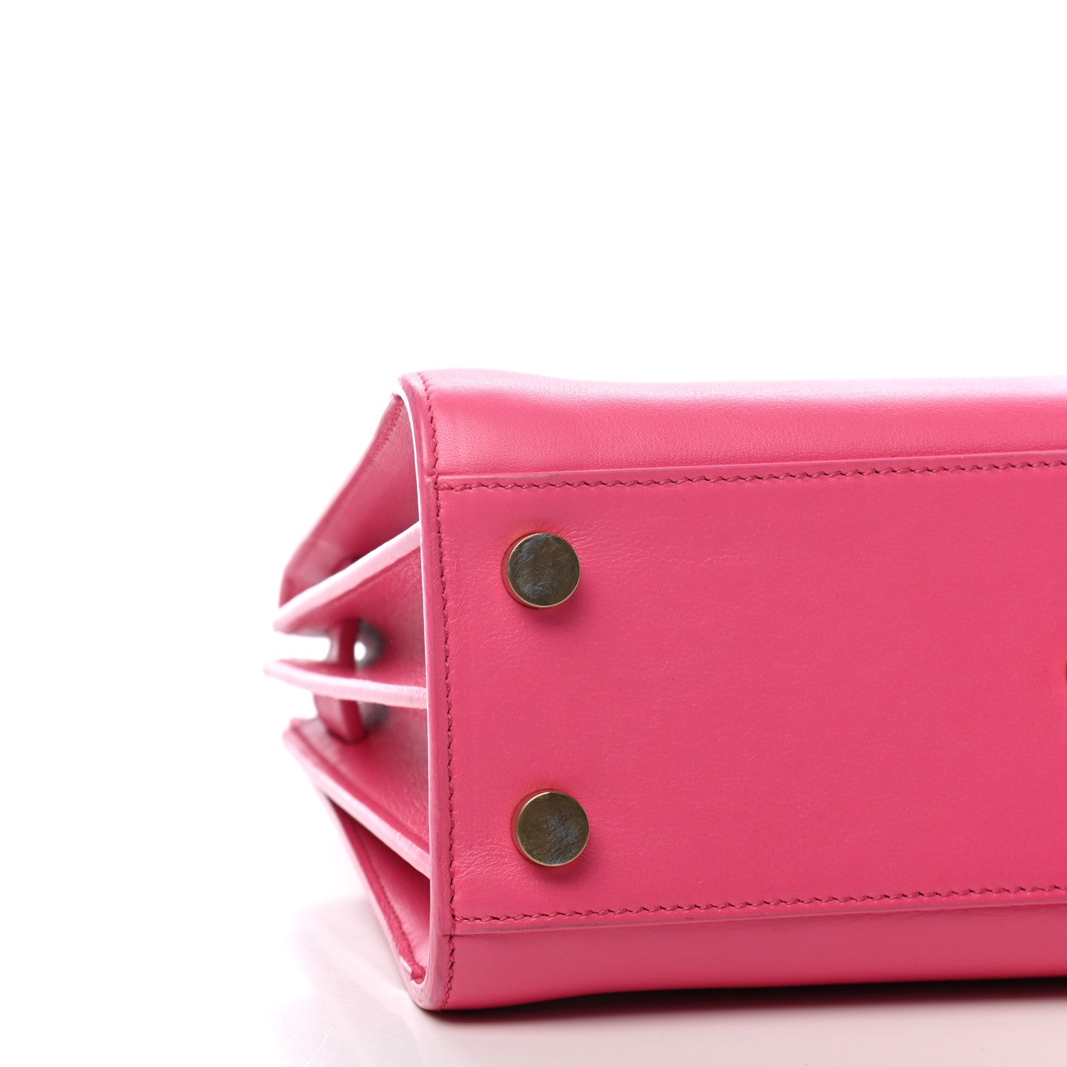 Saint Laurent Calfskin Nano Sac De Jour Lipstick Fuchsia 7 of 9
