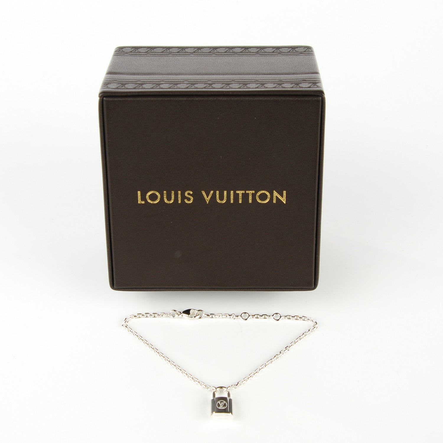 Louis Vuitton Sterling Silver Lockit Bracelet 6 of 6