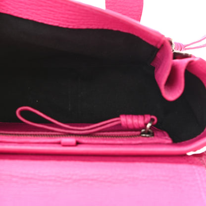 3.1 Phillip Lim Textured Calfskin Mini Pashli Satchel Bright Fuchsia 4 of 8