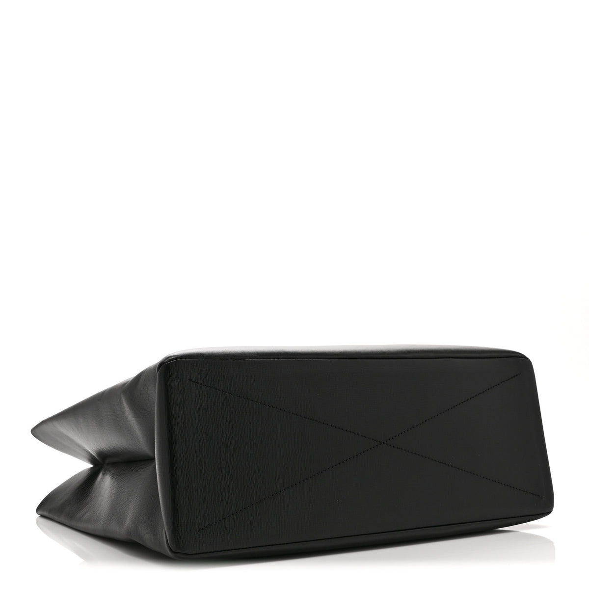 Calfskin Shopper Tote MM Black