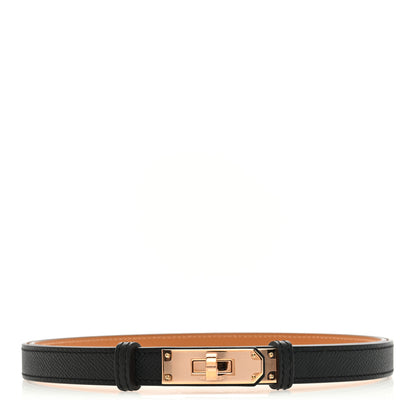Hermes Epsom Kelly Belt Black 1 of 3
