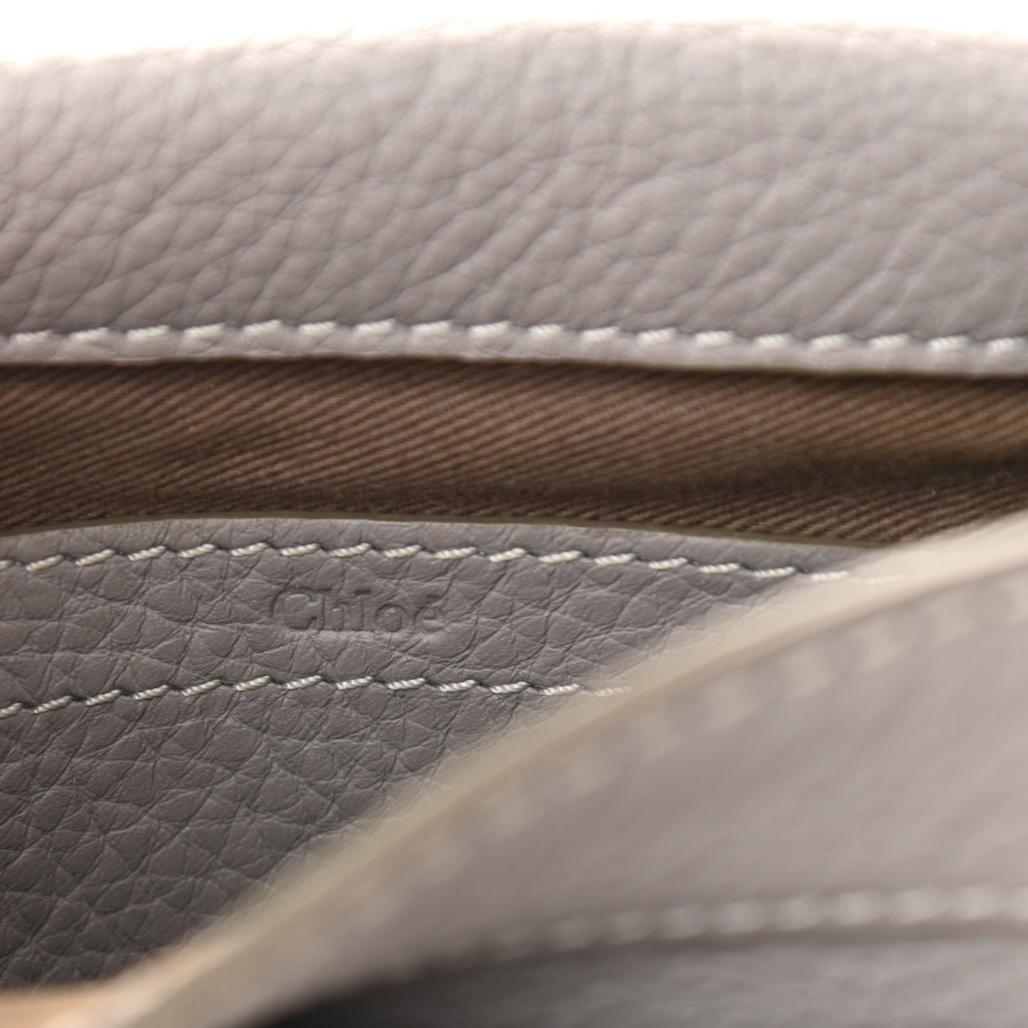 Calfskin Mini Marcie Round Crossbody Bag Cashmere Grey