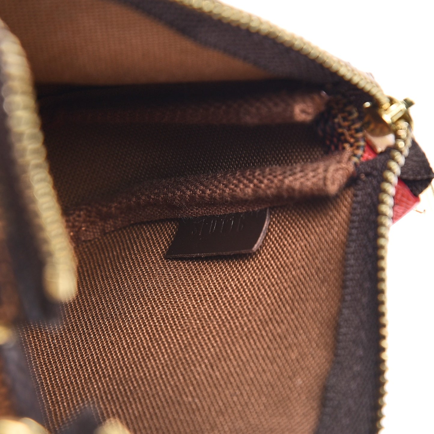 Damier Ebene 2015 Christmas Animation Mini Pochette Accessories