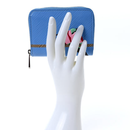 Louis Vuitton Epi Early Bird Zippy Coin Purse Bleuet 2 of 6