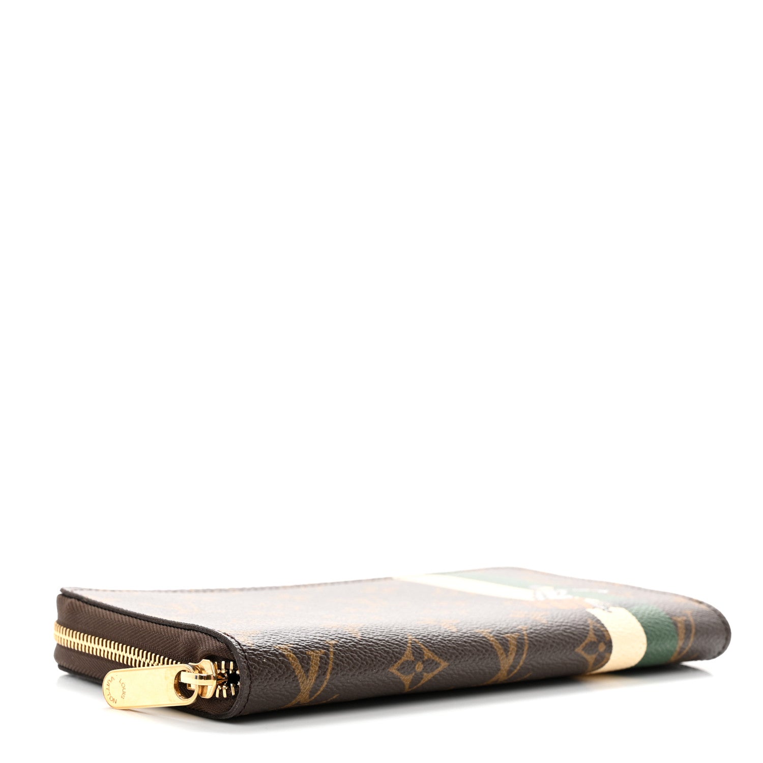Louis Vuitton Monogram Groom Zippy Organizer Wallet Green 4 of 8