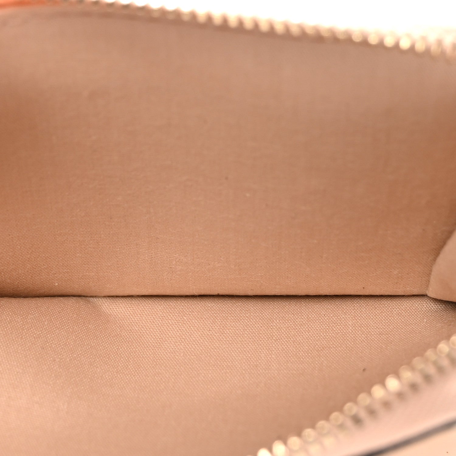 Chloe Grained Calfskin Alphabet Zip Card Holder Cement Pink 5 of 8