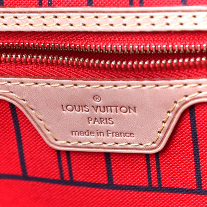 Louis Vuitton Monogram Jungle Dots Neo Neverfull MM Coquelicot Denim 6 of 15