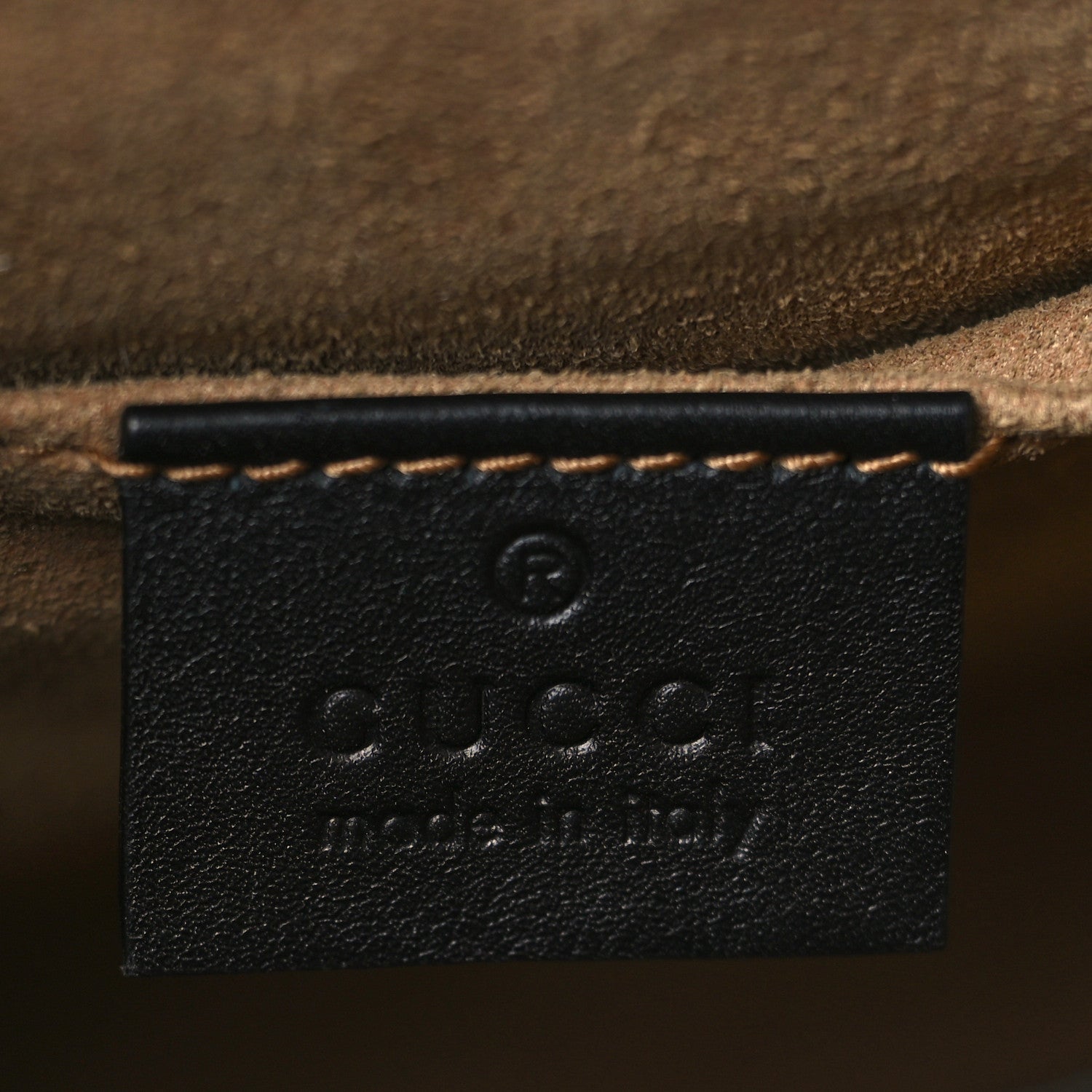 Gucci GG Supreme Monogram Web Medium Padlock Messenger Shoulder Bag Black 6 of 9