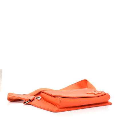 Louis Vuitton Grained Calfskin Aerogram New Sling Orange 4 of 10