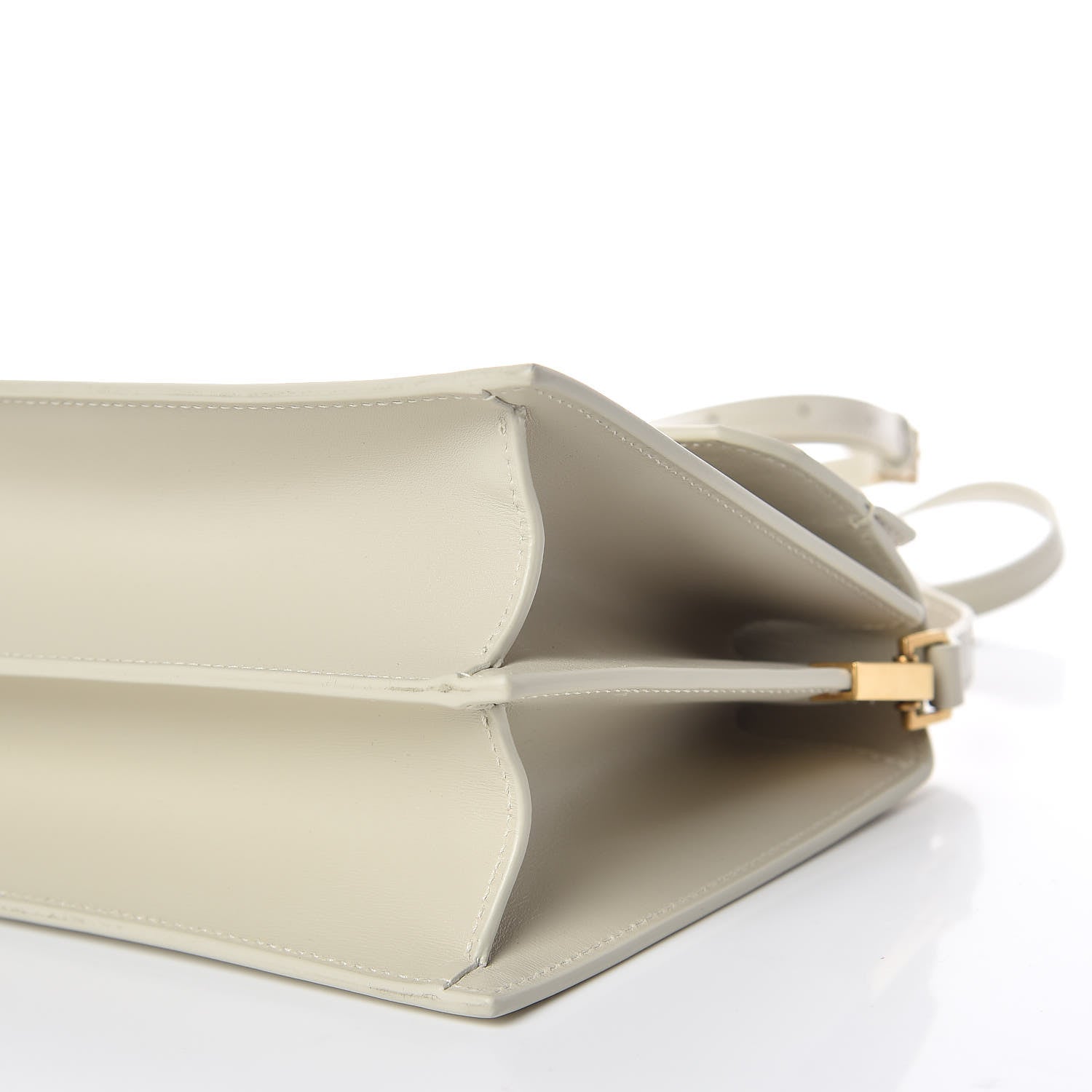 Saint Laurent Smooth Calfskin Catherine Crossbody Off White 6 of 9