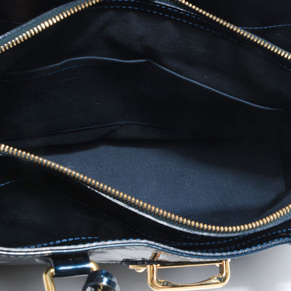 Louis Vuitton Vernis Melrose Avenue Blue Nuit 5 of 9