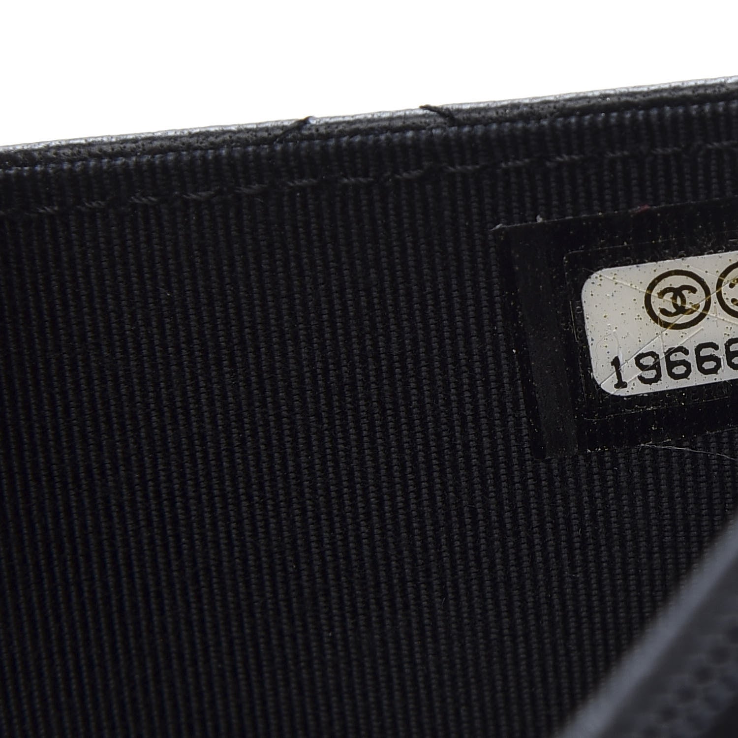 Chanel Lambskin Quilted Wallet On Chain WOC Black 12 of 14