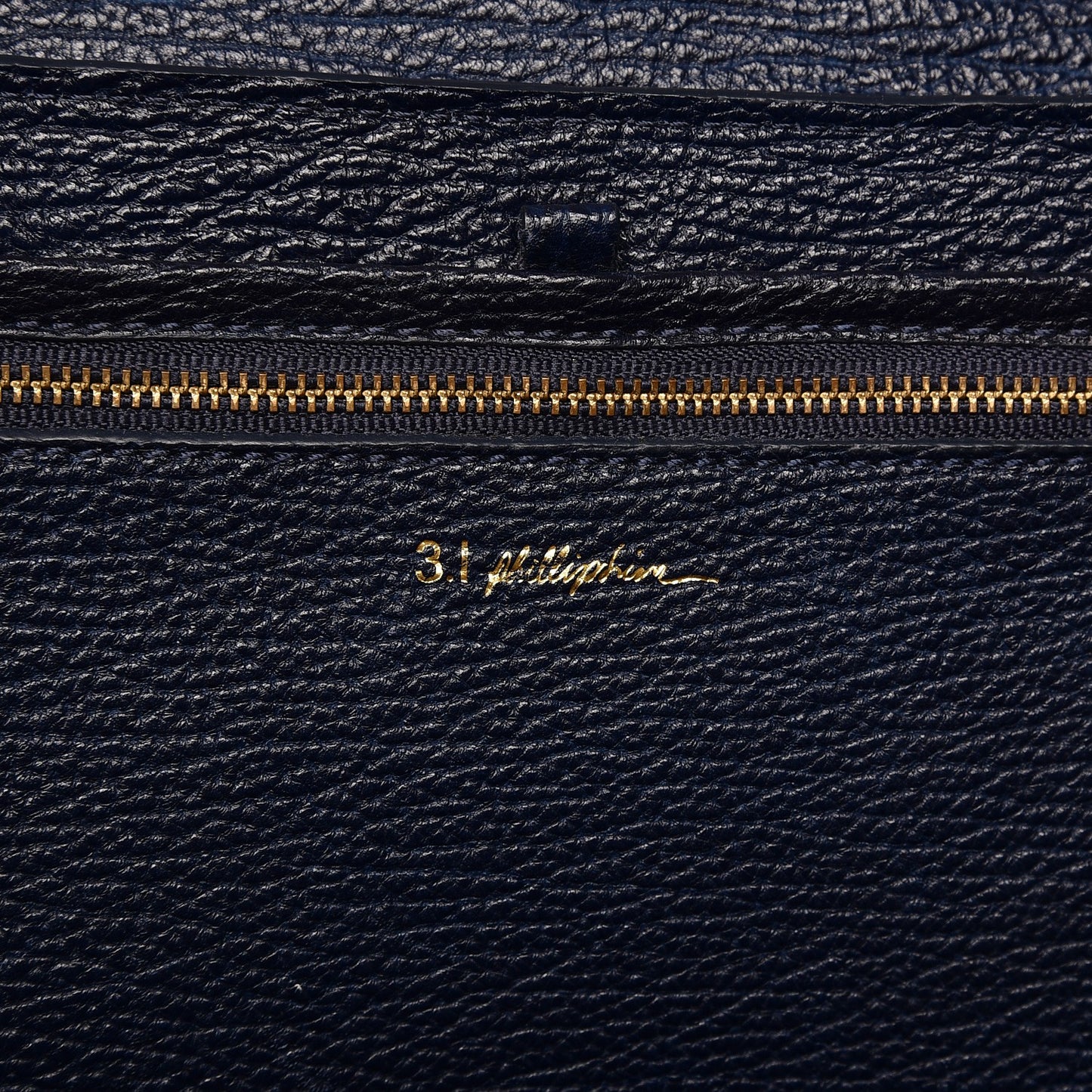 3.1 Textured Calfskin Large Pashli Satchel Ink