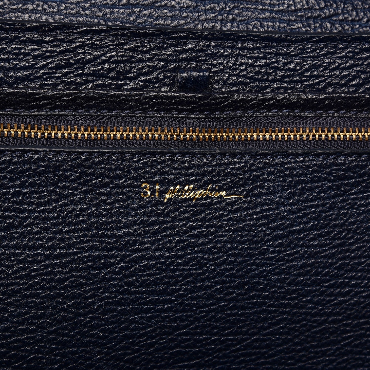 3.1 Phillip Lim 3.1 Textured Calfskin Large Pashli Satchel Ink 7 of 15