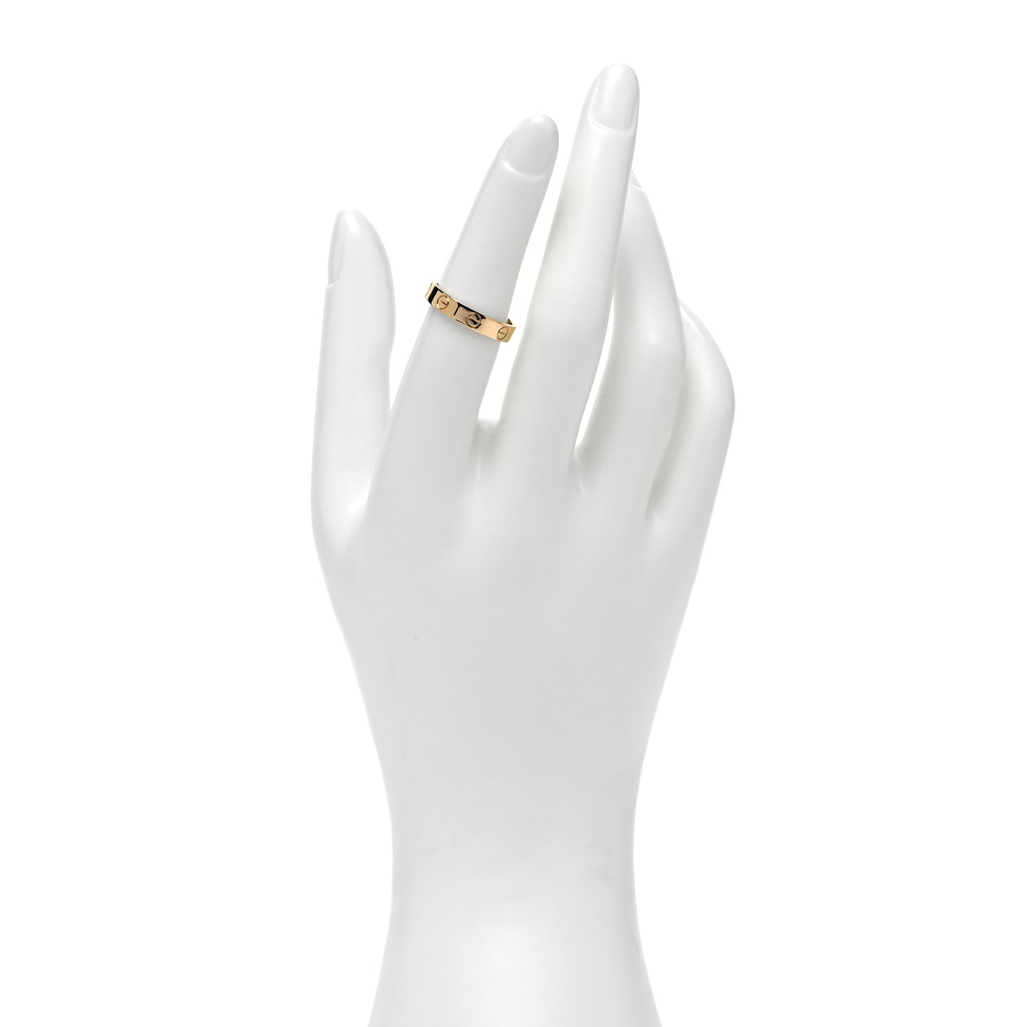 Cartier 18K Yellow Gold 3.5mm LOVE Wedding Band Ring 52 6 2 of 4