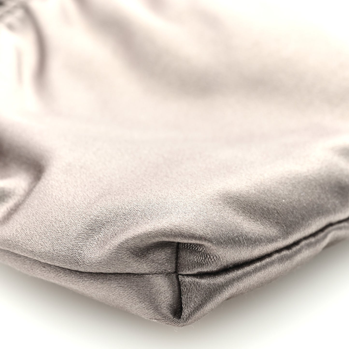 Satin Raso Shoulder Bag Fumo