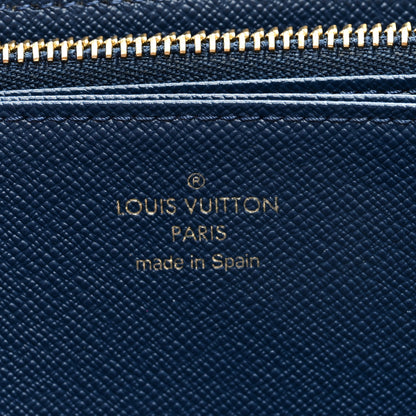 Louis Vuitton Monogram Denim Zippy Wallet NM Blue 6 of 6