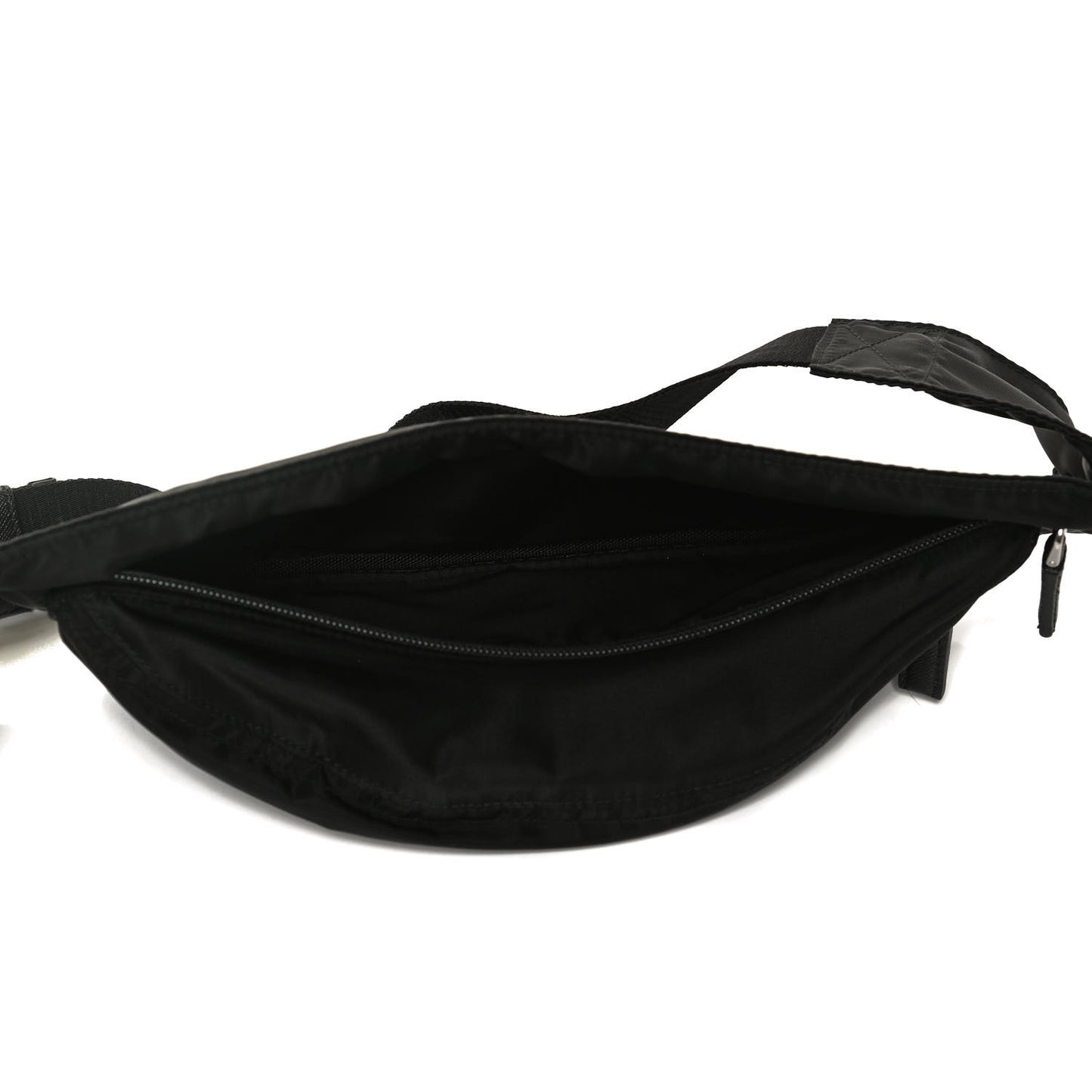 Tessuto Nylon Montagna Belt Bag Black