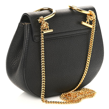Chloe Grained Lambskin Drew Shoulder Bag Black 2 of 8