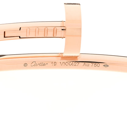 Cartier 18K Pink Gold Juste Un Clou Bracelet 19 3 of 4