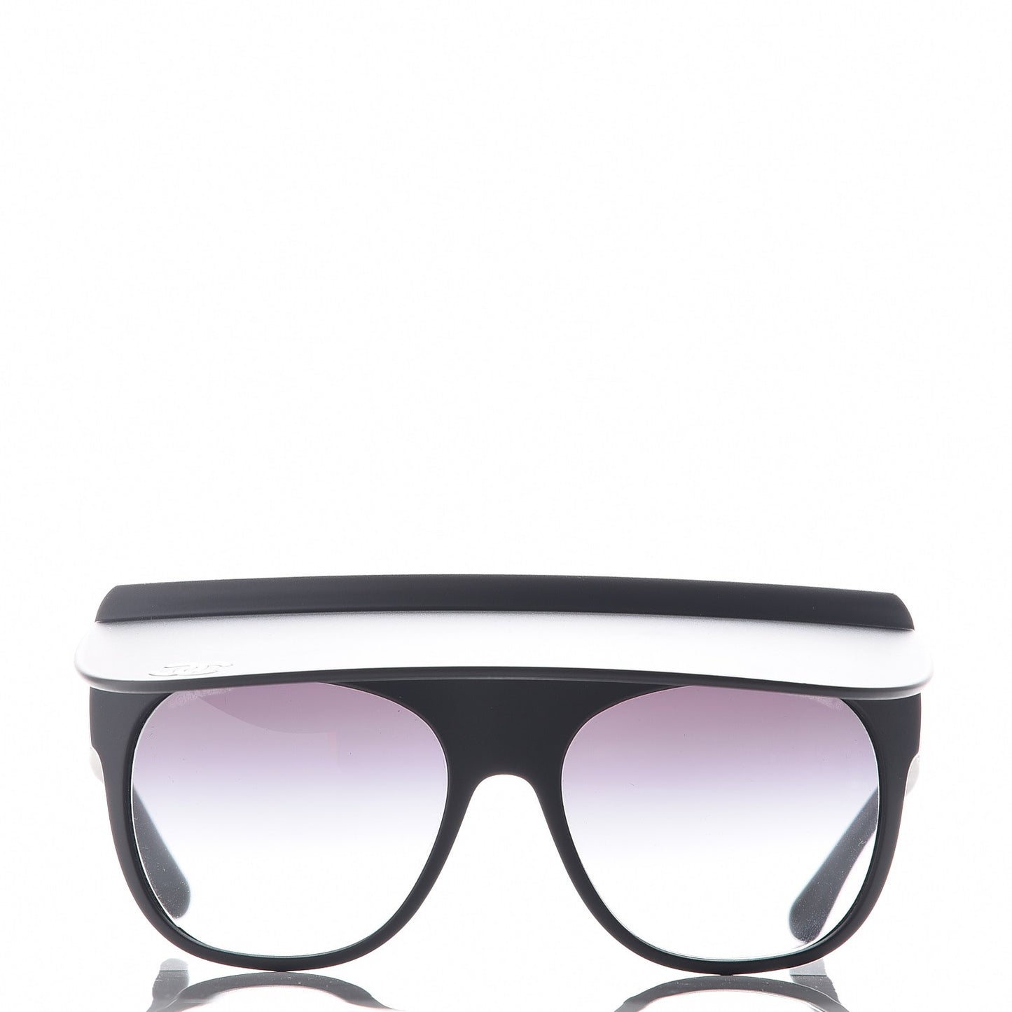 Acetate Visor Sunglasses 71046 Matte Black