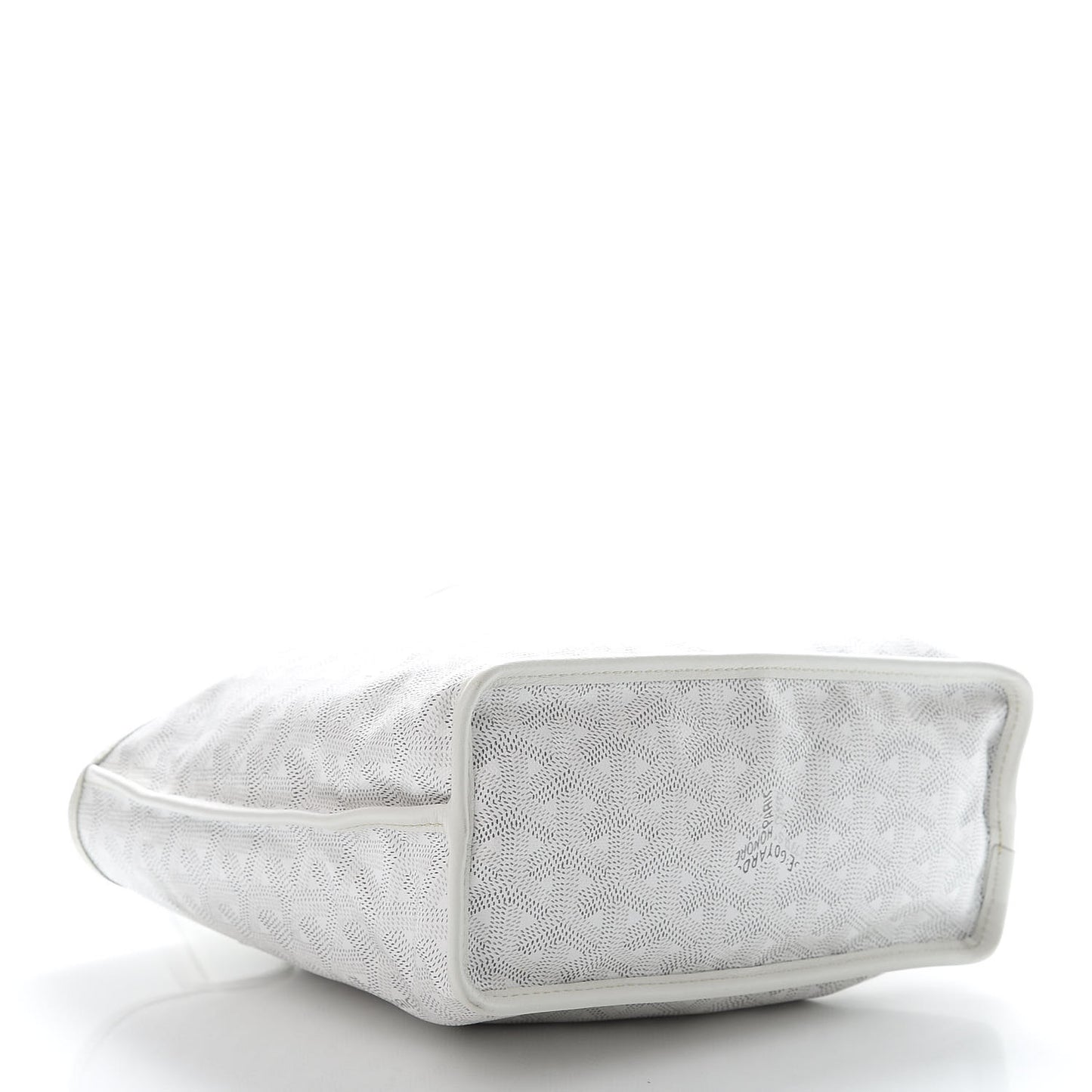 Goyardine Reversible Mini Anjou White