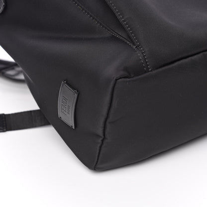 Fendi Nylon Vitello Dolce Elaphe Fox Fur Monster Eyes Backpack Black Natural Bordeaux Multicolor 8 of 11