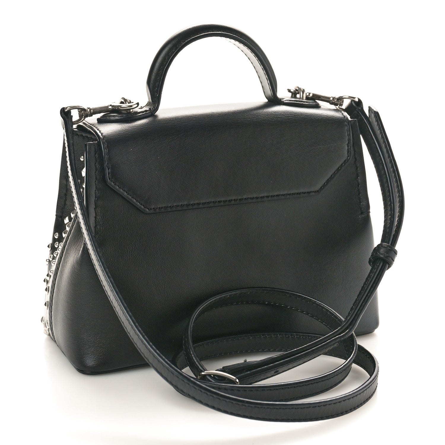 Mulberry Calfskin Studded Micro Seaton Black 3 of 11