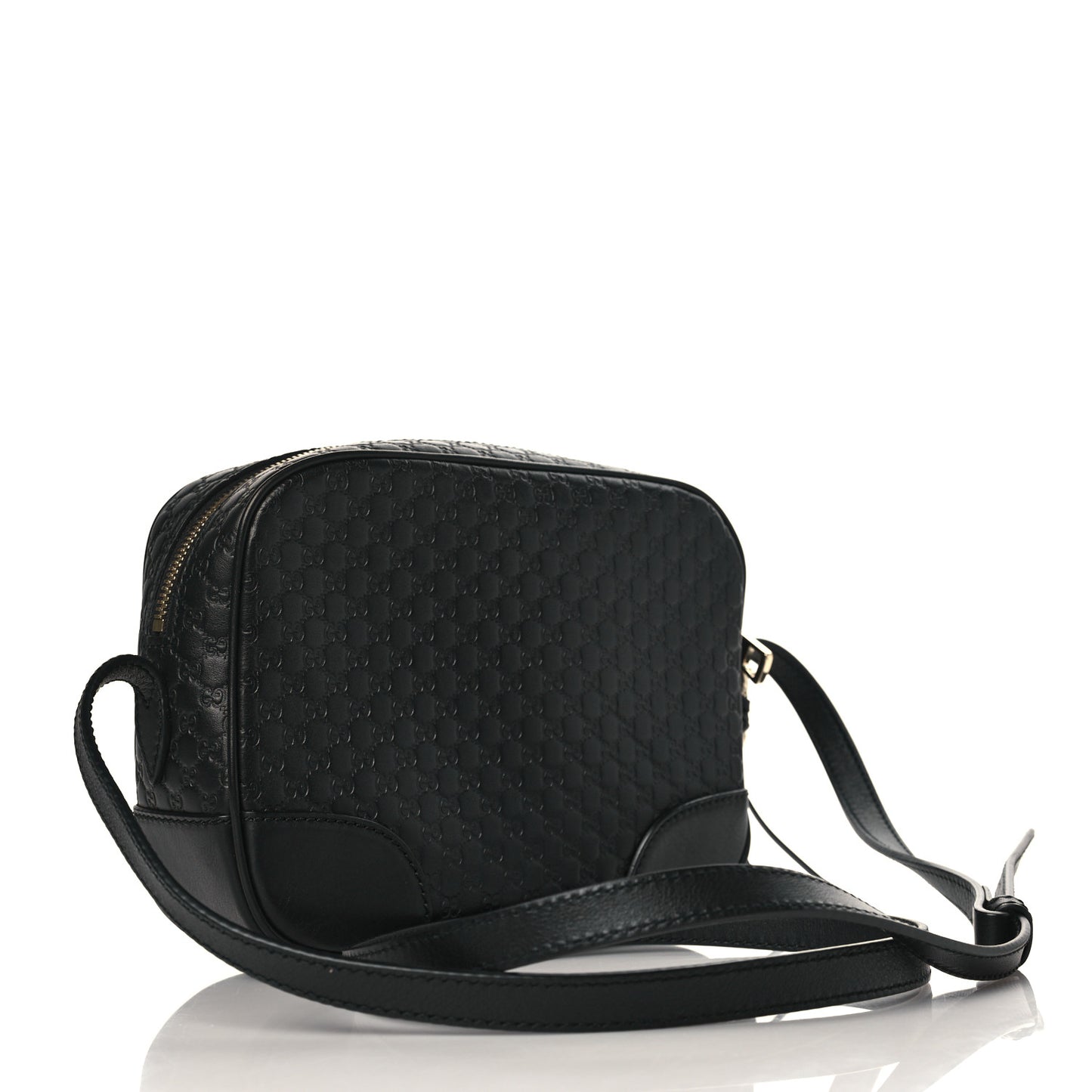 Microguccissima Mini Bree Messenger Bag Black
