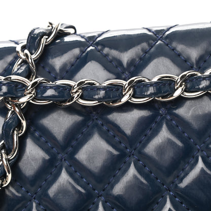 Chanel Vinyl Quilted In The Business Flap Bag Navy Blue 16 of 20