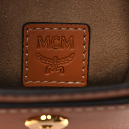 MCM Nappa Mode Travia Crossbody Phone Case Cognac 6 of 9