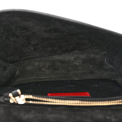 Valentino Garavani Pebbled Calfskin Rockstud Side Slip Crossbody Black 5 of 10