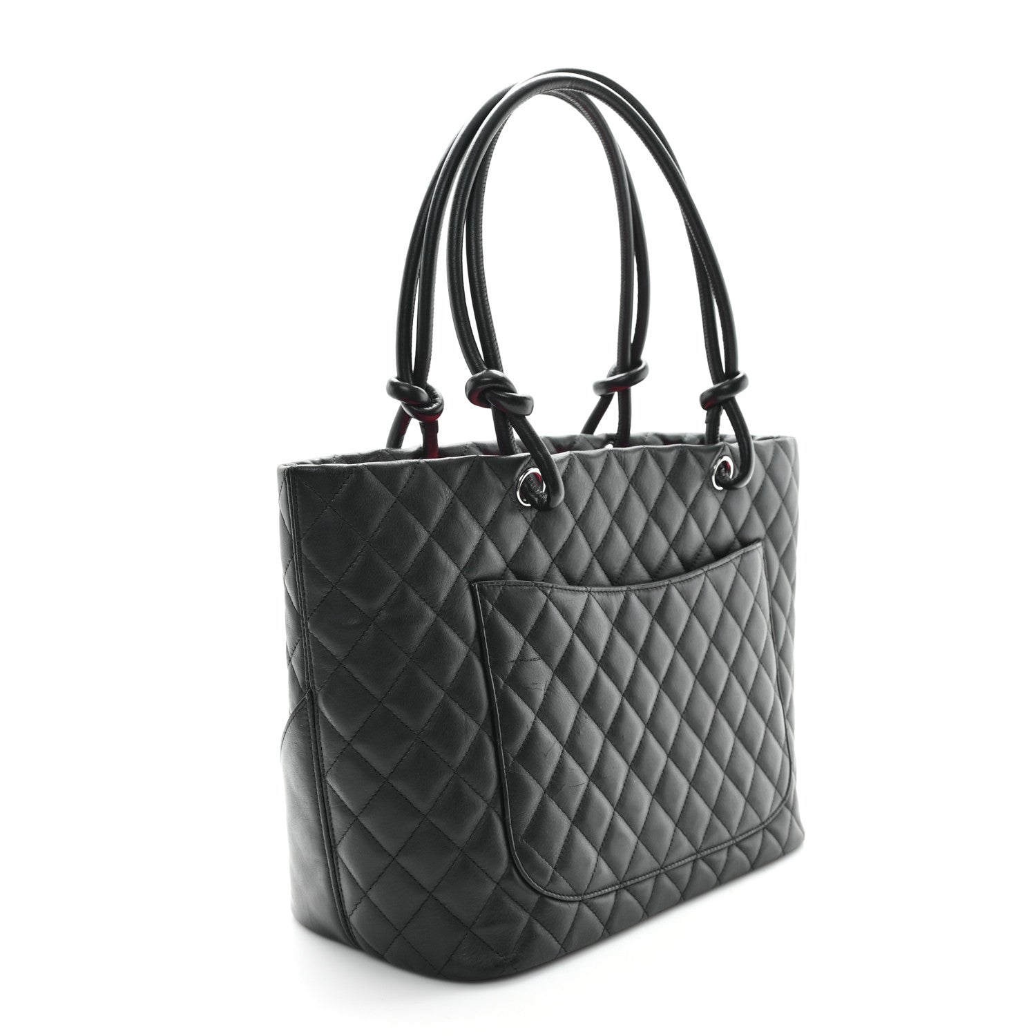 Chanel Calfskin Quilted Large Cambon Tote Black 3 of 10