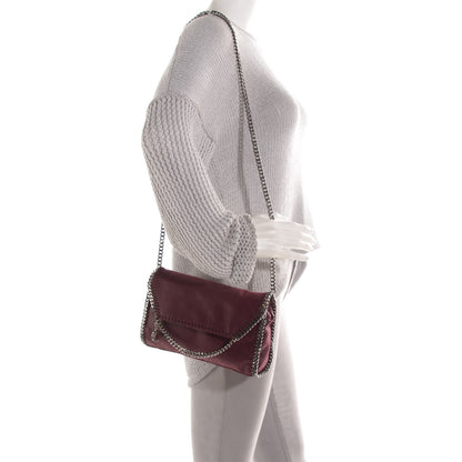 Stella McCartney Shaggy Deer Mini Falabella Shoulder Bag Plum 2 of 8