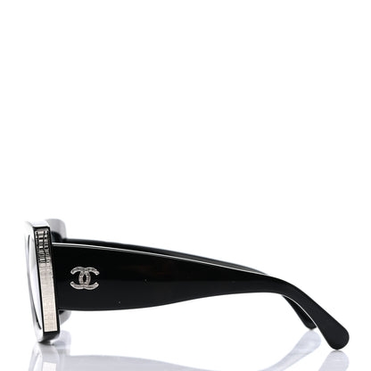 Chanel Square CC Sunglasses Black 3 of 7