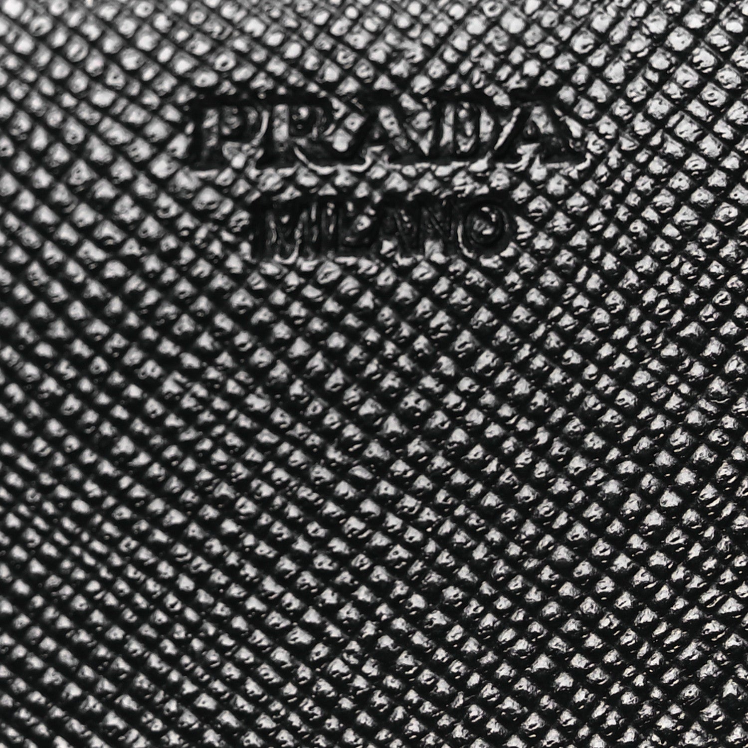 Prada Saffiano Triangle Continental Flap Wallet Black 6 of 8