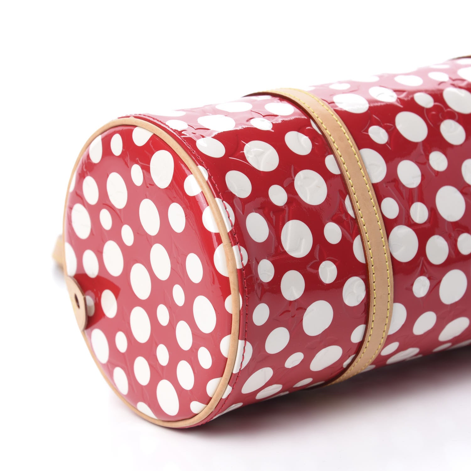 Louis Vuitton Vernis Kusama Infinity Dots Papillon 30 Red 6 of 10
