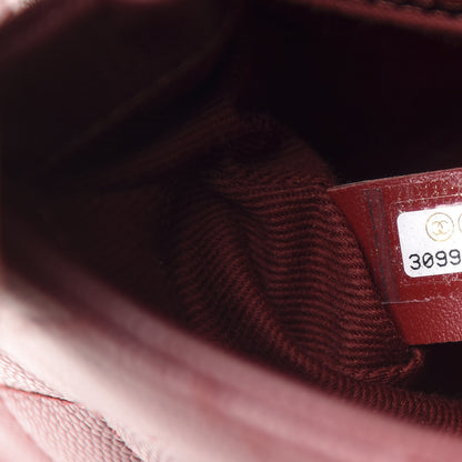 Chanel Caviar Quilted Extra Mini Coco Handle Flap Burgundy 7 of 10