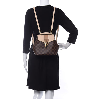 Louis Vuitton Damier Ebene Clapton Backpack Creme 2 of 13